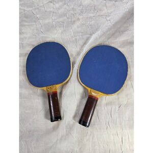 Vintage Ping Pong Table Tennis Paddles Raquets Sport Wood